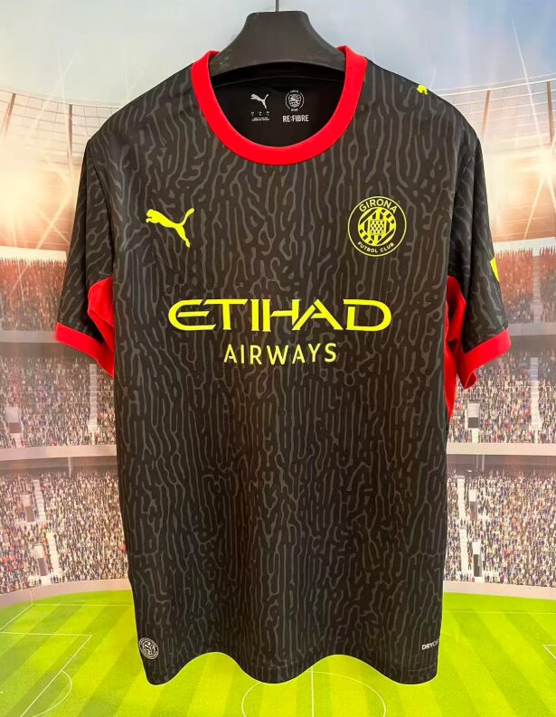 AAA Quality Girona 26/27 Away Black Soccer Jersey